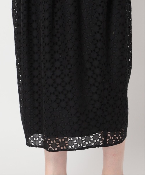 Noble（ノーブル）の「スクエアーレースコクーンスカート（スカート・レディース・ブラック/ホワイト・38/36）」の16枚目の写真