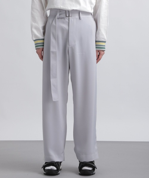 HARE（ハレ）の「【SETUP対応】ワイドベルトトラウザー(HARE)（その他パンツ・メンズ・ブラック/グレー/グリーン・SMALL/MEDIUM）」の21枚目の写真