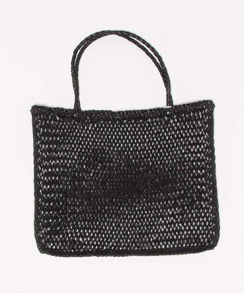 ドラゴンディフュージョン DRAGON 黒メッシュレザー ハンドバッグ