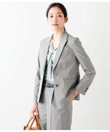 NEWYORKER | 【ウォッシャブル】TCシャークスキン ピークドラペル2釦ジャケット(テーラードジャケット)