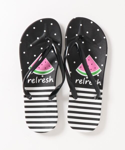 Fun & Daily（ファンアンドデイリー）の「フルーツビーチサンダル（サンダル・レディース・ホワイト/ブラック/イエロー・38/36/37）」の6枚目の写真