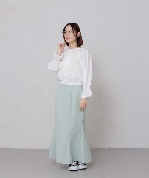 flower（フラワー）の「ウォータリーグラス（メガネ・レディース・ベージュ/グレー・FREE）」の9枚目の写真