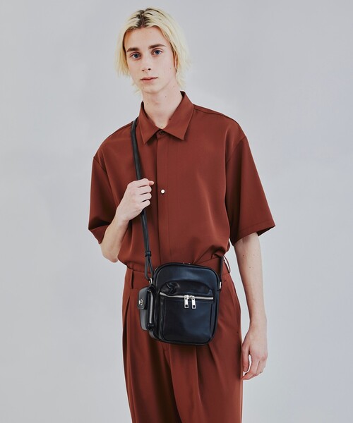 tk.TAKEO KIKUCHI（ティーケータケオキクチ）の「◆ぷっくりショルダーバッグ（ショルダーバッグ・メンズ・ブラック/ブラウン系その他/ブラック系・00）」の18枚目の写真