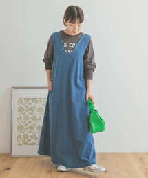 ITEMS URBANRESEARCH | デニムフレアジャンパースカート(ワンピース)