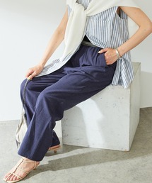 COLLAGE GALLARDAGALANTE | 夏も活躍のカラー展開/快適ゴムベルトリネンパンツ/手洗い可(その他パンツ)