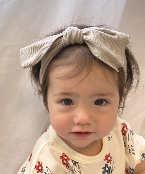 MAKE YOUR DAY（メイクユアデイ）の「ベビーヘアバンド（その他ベビー用品・キッズ・ベージュ/オフホワイト/ピンク・FREE）」の17枚目の写真