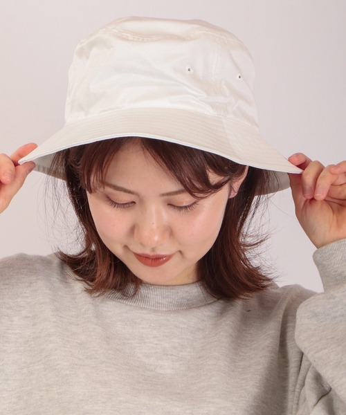 TESTIFY(テスティファイ)の「TESTIFY ベーシックビックバケットハット/Basic Bucket Hat(ハット・メンズ・ホワイト/ライトブルー/ブラック/ベージュ/パープル/レッド/カーキ/ピンク・FREE)」の2枚目の写真