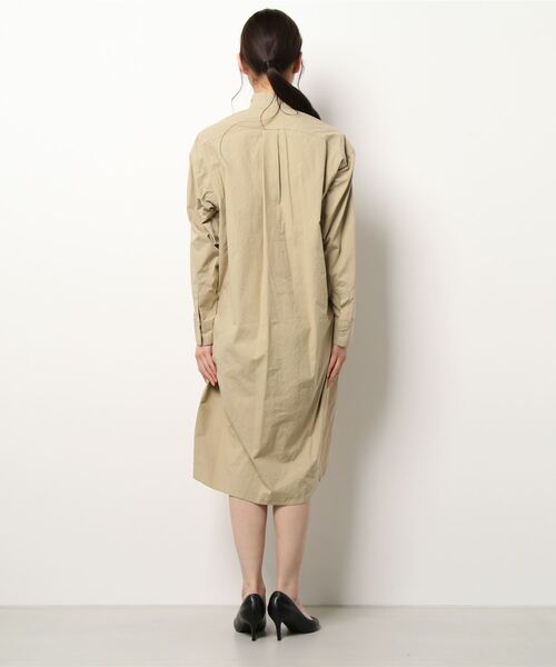 collex（コレックス）の「タックフレアオックスワンピース（ワンピース・レディース・ブラック/ベージュ/ホワイト・フリー）」の5枚目の写真