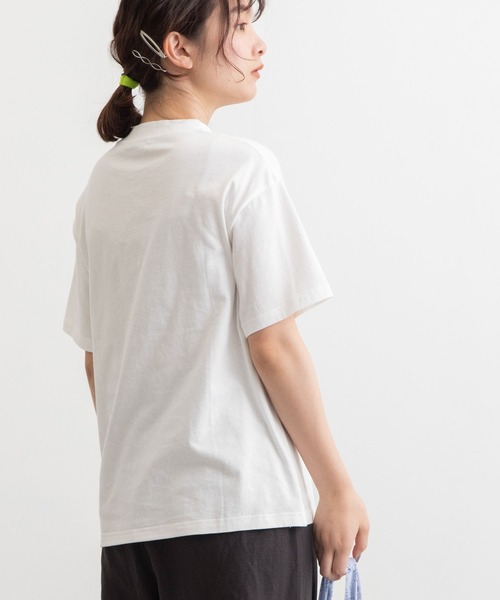 POU DOU DOU(プードゥドゥ)の「マルチプリントTee(Tシャツ/カットソー・レディース・ブラック/オフホワイト/ライトベージュ・3)」の6枚目の写真
