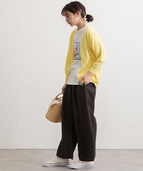 POU DOU DOU(プードゥドゥ)の「マルチプリントTee(Tシャツ/カットソー・レディース・ブラック/オフホワイト/ライトベージュ・3)」の16枚目の写真