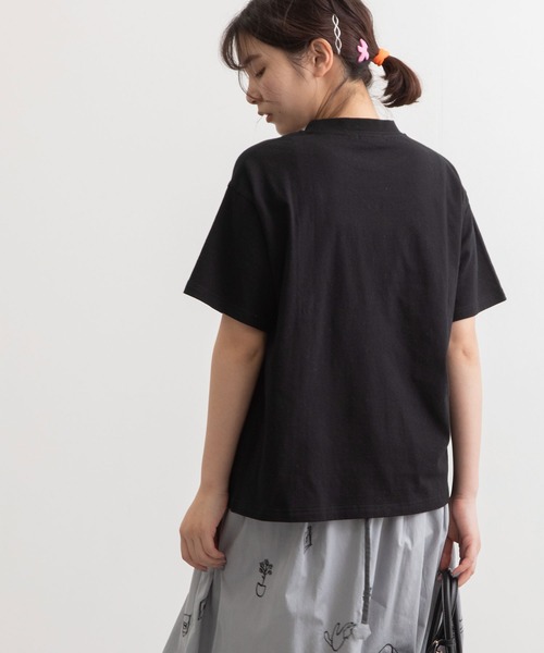 POU DOU DOU(プードゥドゥ)の「マルチプリントTee(Tシャツ/カットソー・レディース・ブラック/オフホワイト/ライトベージュ・3)」の19枚目の写真