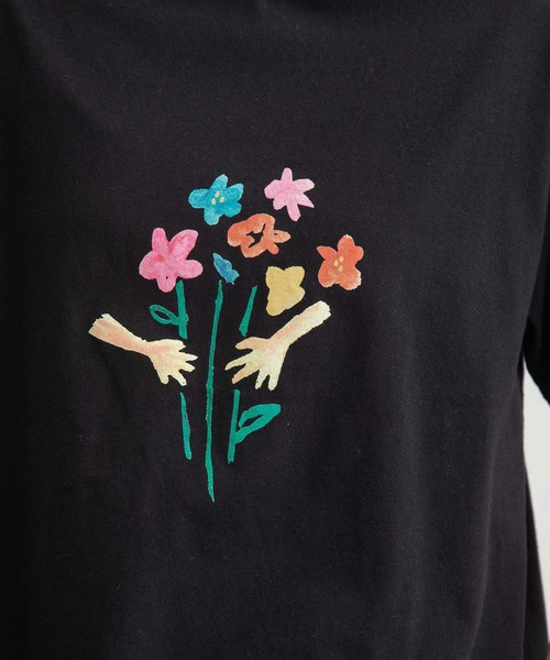 POU DOU DOU(プードゥドゥ)の「マルチプリントTee(Tシャツ/カットソー・レディース・ブラック/オフホワイト/ライトベージュ・3)」の21枚目の写真