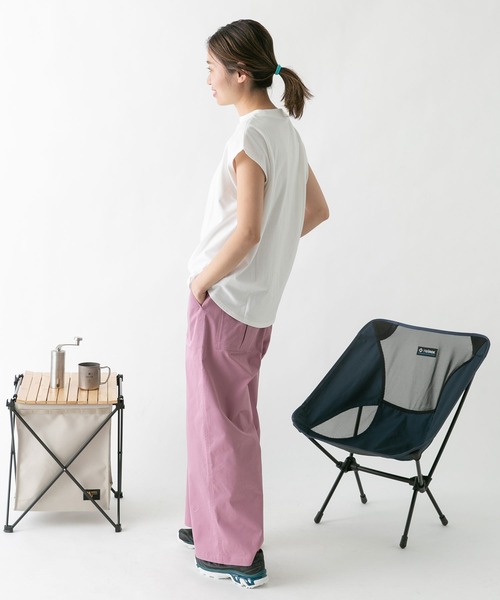 EKAL(エカル)の「EKAL フレンチスリーブカットソー(Tシャツ/カットソー・レディース・ホワイト/オレンジ/グレイッシュベージュ/チャコール・FREE)」の8枚目の写真