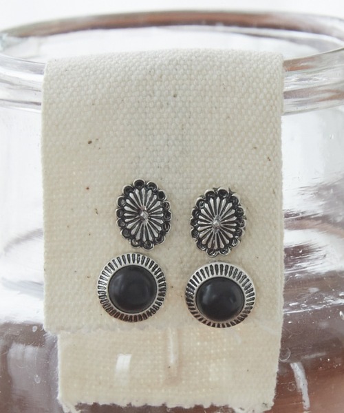 AMERICAN HOLIC（アメリカンホリック）の「【WEB限定】天然石ピアスセット（ピアス（両耳用）・レディース・ブラック/ライトブルー/パープル・FREE）」の3枚目の写真