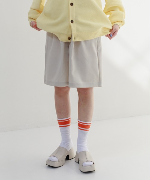 WHIMSIC（ウィムジック）の「【WHIMSIC】グルカショーツ（その他パンツ・レディース・ブラック/アイボリー・1/2）」の6枚目の写真