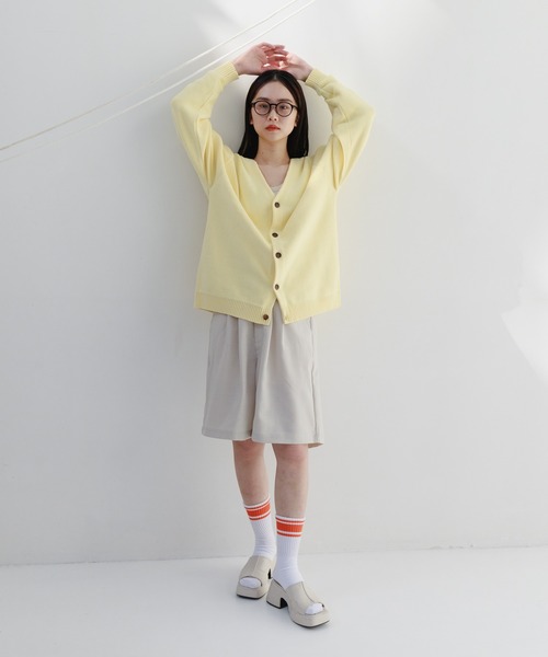 WHIMSIC（ウィムジック）の「【WHIMSIC】グルカショーツ（その他パンツ・レディース・ブラック/アイボリー・1/2）」の4枚目の写真