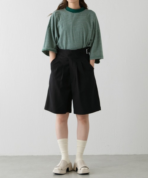 WHIMSIC（ウィムジック）の「【WHIMSIC】グルカショーツ（その他パンツ・レディース・ブラック/アイボリー・1/2）」の10枚目の写真