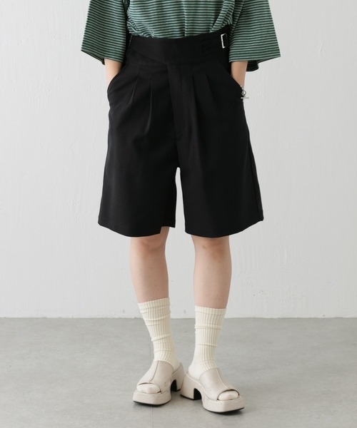 WHIMSIC（ウィムジック）の「【WHIMSIC】グルカショーツ（その他パンツ・レディース・ブラック/アイボリー・1/2）」の11枚目の写真