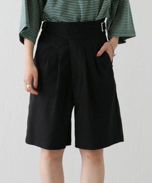 WHIMSIC（ウィムジック）の「【WHIMSIC】グルカショーツ（その他パンツ・レディース・ブラック/アイボリー・1/2）」の13枚目の写真