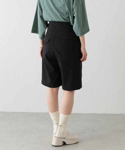 WHIMSIC（ウィムジック）の「【WHIMSIC】グルカショーツ（その他パンツ・レディース・ブラック/アイボリー・1/2）」の12枚目の写真