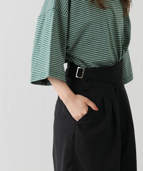 WHIMSIC（ウィムジック）の「【WHIMSIC】グルカショーツ（その他パンツ・レディース・ブラック/アイボリー・1/2）」の14枚目の写真