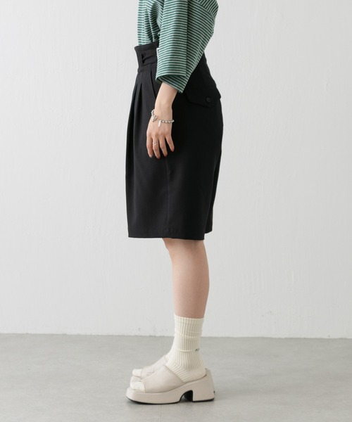 WHIMSIC（ウィムジック）の「【WHIMSIC】グルカショーツ（その他パンツ・レディース・ブラック/アイボリー・1/2）」の18枚目の写真