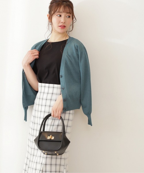 PROPORTION BODY DRESSING（プロポーションボディドレッシング）の「シアーカーデ / 1212174500（カーディガン/ボレロ・レディース・グレー/イエロー/ホワイト/グリーン/ブラック・FREE）」の4枚目の写真