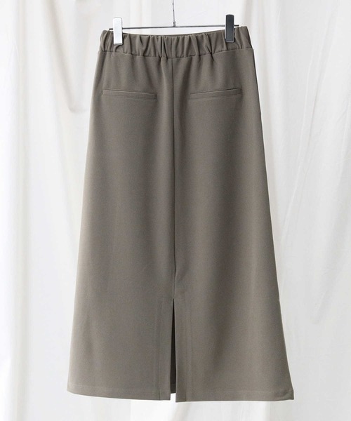 HONEYSUCKLE ROSE（ハニーサックルローズ）の「【HONEYSUCKLE ROSE】カットロングスカート（スカート・レディース・パープル/ダークグレー/カーキブラウン・M/L）」の10枚目の写真