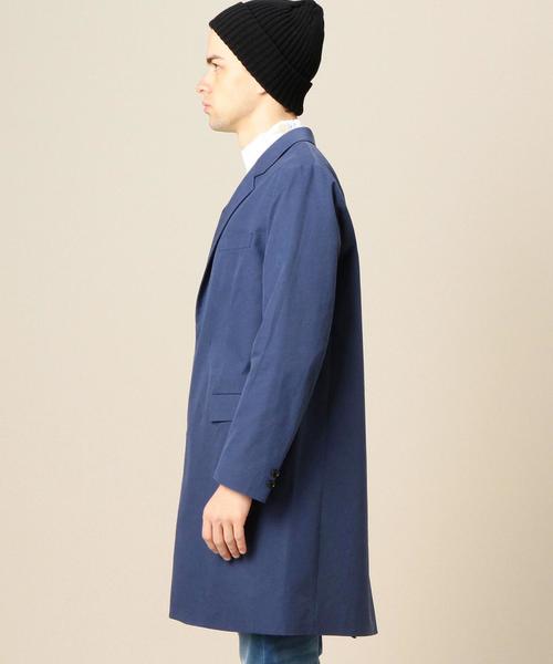 BEAUTY&YOUTH UNITED ARROWS（ビューティーアンドユースユナイテッドアローズ）の「BY スーピマギャバジン チェスターコート（3LC） ¨◆（チェスターコート・メンズ・コバルトブルー/ネイビー・LARGE/MEDIUM/SMALL/X-LARGE）」の5枚目の写真