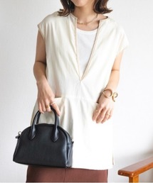 Amourire | 【yumiコラボ】配色パイピング深Ｖベスト(ベスト)