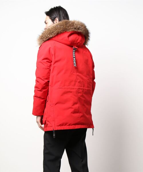 ARCTIC EXPLORER（アークティックエクスプローラー）の「ARCTIC EXPLORER/アークティックエクスプローラー/CHILL/チル（ダウンジャケット/コート・メンズ・レッド・SMALL/MEDIUM）」の8枚目の写真