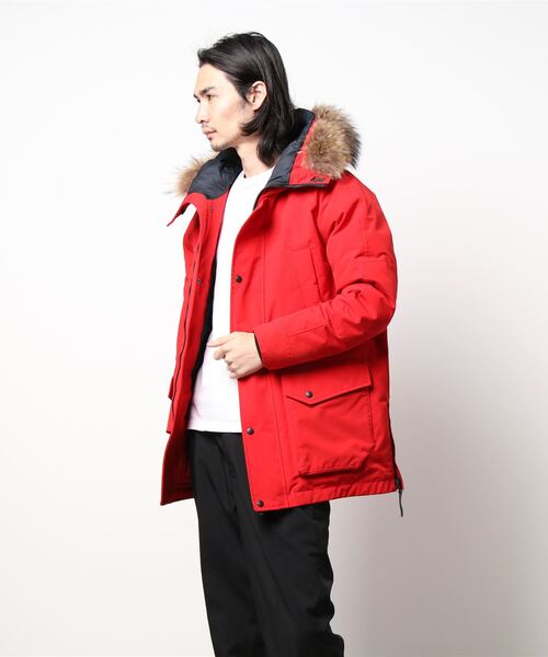 ARCTIC EXPLORER（アークティックエクスプローラー）の「ARCTIC EXPLORER/アークティックエクスプローラー/CHILL/チル（ダウンジャケット/コート・メンズ・レッド・SMALL/MEDIUM）」の7枚目の写真