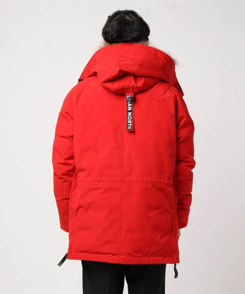 ARCTIC EXPLORER（アークティックエクスプローラー）の「ARCTIC EXPLORER/アークティックエクスプローラー/CHILL/チル（ダウンジャケット/コート・メンズ・レッド・SMALL/MEDIUM）」の3枚目の写真