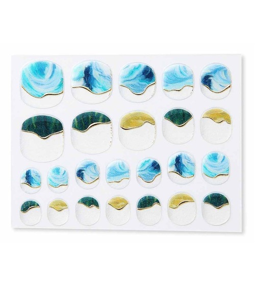 IEDIT（イディット）の「ＩＥＤＩＴ　ゴッホの色彩を指先で楽しむネイルシール（ネイルシール/ネイルチップ・レディース・ネイビー/イエロー/ブルー・ONE SIZE）」の2枚目の写真