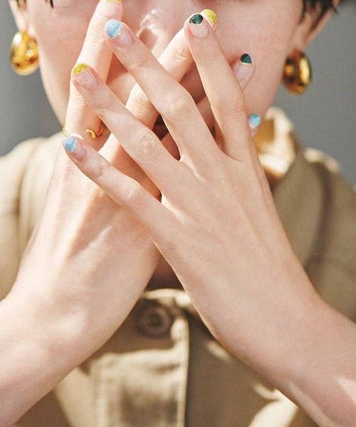 IEDIT（イディット）の「ＩＥＤＩＴ　ゴッホの色彩を指先で楽しむネイルシール（ネイルシール/ネイルチップ・レディース・ネイビー/イエロー/ブルー・ONE SIZE）」の7枚目の写真