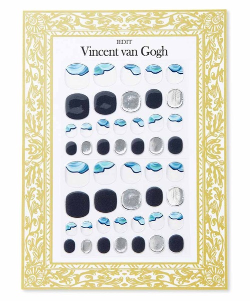 IEDIT（イディット）の「ＩＥＤＩＴ　ゴッホの色彩を指先で楽しむネイルシール（ネイルシール/ネイルチップ・レディース・ネイビー/イエロー/ブルー・ONE SIZE）」の8枚目の写真