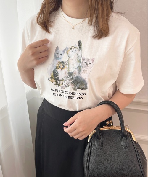 apres jour(アプレジュール)の「アソートアニマルT【ZOZOTOWN限定アイテム】(Tシャツ/カットソー・レディース・ライトピンク/ライトイエロー/アイボリー/オフホワイト・X-LARGE/フリー)」の2枚目の写真
