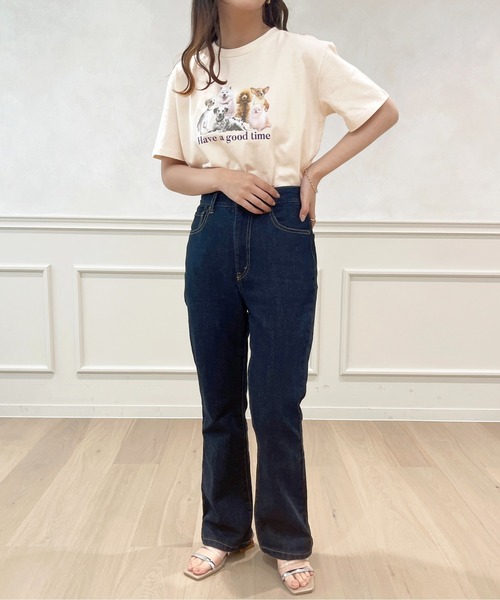 apres jour(アプレジュール)の「アソートアニマルT【ZOZOTOWN限定アイテム】(Tシャツ/カットソー・レディース・ライトピンク/ライトイエロー/アイボリー/オフホワイト・X-LARGE/フリー)」の6枚目の写真