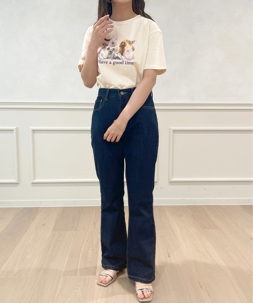 apres jour(アプレジュール)の「アソートアニマルT【ZOZOTOWN限定アイテム】(Tシャツ/カットソー・レディース・ライトピンク/ライトイエロー/アイボリー/オフホワイト・X-LARGE/フリー)」の7枚目の写真