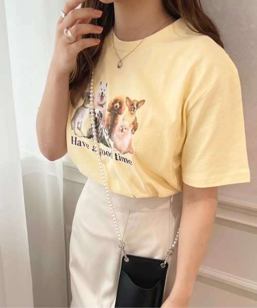 apres jour(アプレジュール)の「アソートアニマルT【ZOZOTOWN限定アイテム】(Tシャツ/カットソー・レディース・ライトピンク/ライトイエロー/アイボリー/オフホワイト・X-LARGE/フリー)」の8枚目の写真