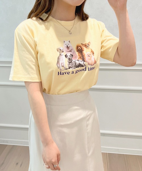 apres jour(アプレジュール)の「アソートアニマルT【ZOZOTOWN限定アイテム】(Tシャツ/カットソー・レディース・ライトピンク/ライトイエロー/アイボリー/オフホワイト・X-LARGE/フリー)」の9枚目の写真