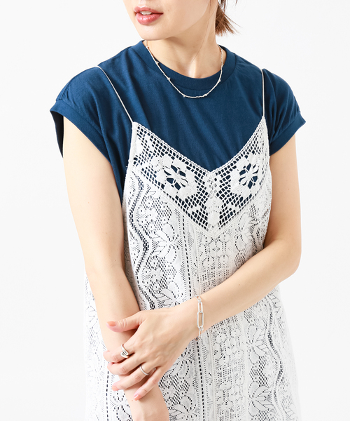 IENA イエナ　LUANA レースキャミワンピース IENA（イエナ）の「LUANA レースキャミワンピース（ワンピース）」 - WEAR