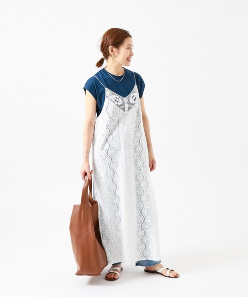 IENA イエナ　LUANA レースキャミワンピース IENA（イエナ）の「LUANA レースキャミワンピース（ワンピース）」 - WEAR
