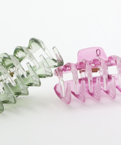 niko and...(ニコアンド)の「クリアグラデバンスB(バレッタ/ヘアクリップ・レディース・パープル/イエロー/グリーン・0)」の5枚目の写真