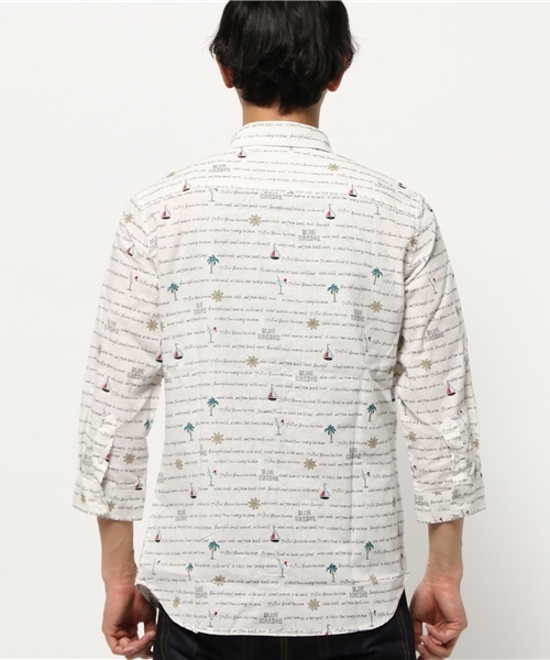 WEGO(ウィゴー)の「WEGO/フレンチリネン混パターン7分袖シャツ(シャツ/ブラウス・メンズ・その他1/その他2/その他3・LARGE/MEDIUM)」の10枚目の写真