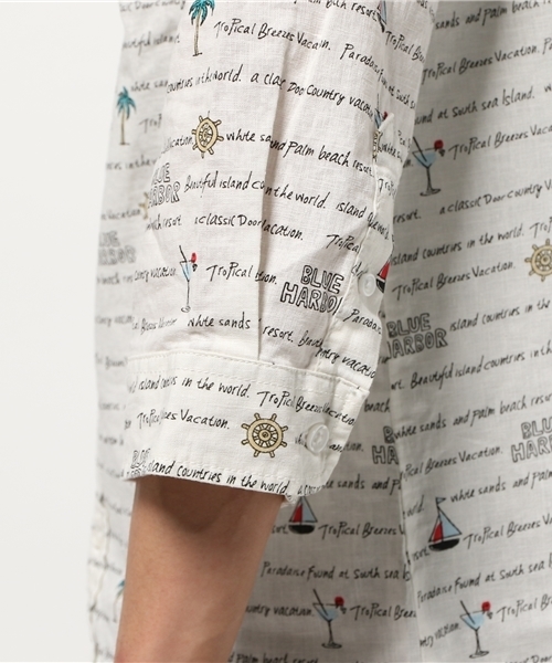 WEGO(ウィゴー)の「WEGO/フレンチリネン混パターン7分袖シャツ(シャツ/ブラウス・メンズ・その他1/その他2/その他3・LARGE/MEDIUM)」の12枚目の写真