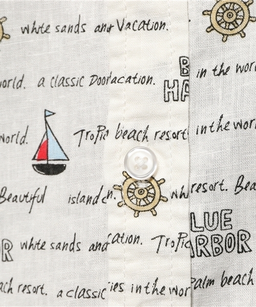 WEGO(ウィゴー)の「WEGO/フレンチリネン混パターン7分袖シャツ(シャツ/ブラウス・メンズ・その他1/その他2/その他3・LARGE/MEDIUM)」の5枚目の写真