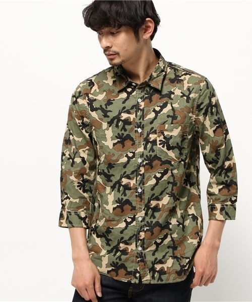 WEGO(ウィゴー)の「WEGO/フレンチリネン混パターン7分袖シャツ(シャツ/ブラウス・メンズ・その他1/その他2/その他3・LARGE/MEDIUM)」の14枚目の写真