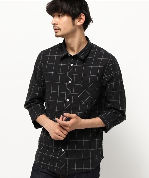 WEGO(ウィゴー)の「WEGO/フレンチリネン混パターン7分袖シャツ(シャツ/ブラウス・メンズ・その他1/その他2/その他3・LARGE/MEDIUM)」の16枚目の写真