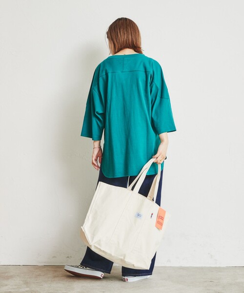 PARROTT CANVAS(パロットキャンバス)の「PARROTT CANVAS(パロットキャンバス)別注トートバッグFW(トートバッグ・レディース・ナチュラル/ダークグリーン/ワインレッド/オレンジ・FREE)」の10枚目の写真